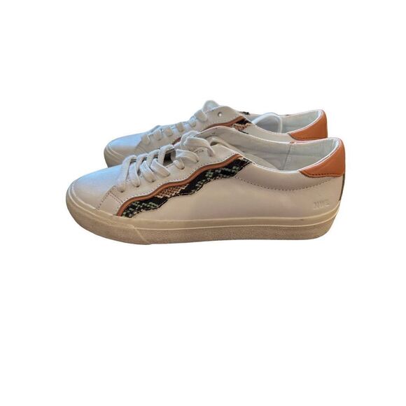 Madewell Paracord Sidewalk Low Top Snake Print Sneakers Size 7 - Picture 8 of 8
